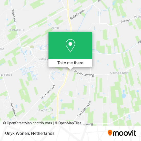 Unyk Wonen map