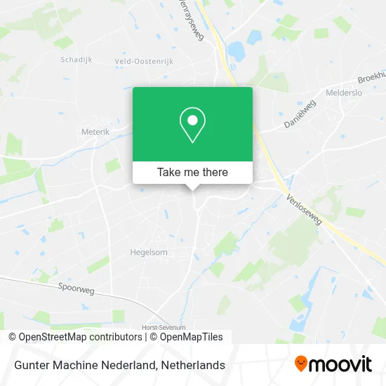 Gunter Machine Nederland map