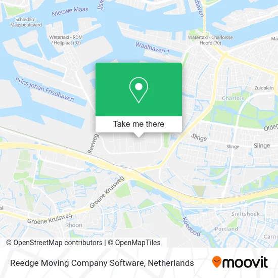 Reedge Moving Company Software map
