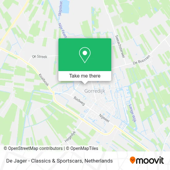 De Jager - Classics & Sportscars map