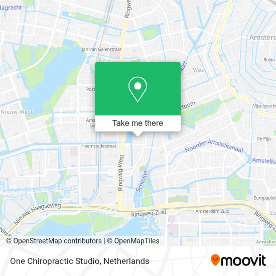One Chiropractic Studio map