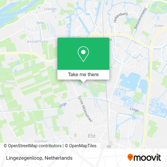 Lingezegenloop map