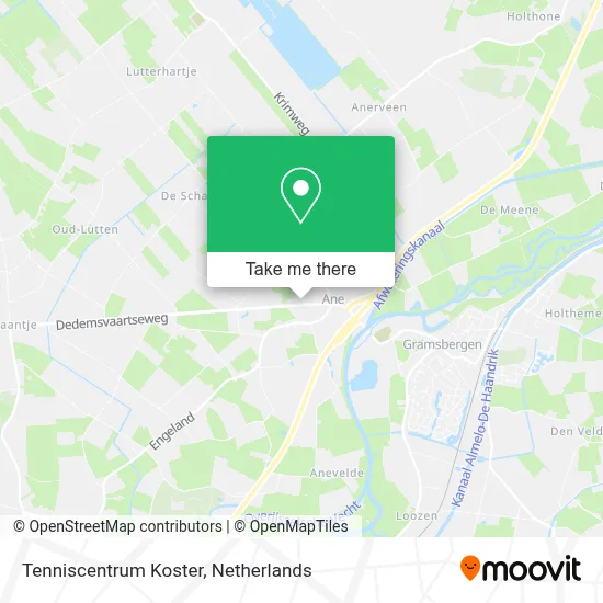 Tenniscentrum Koster map