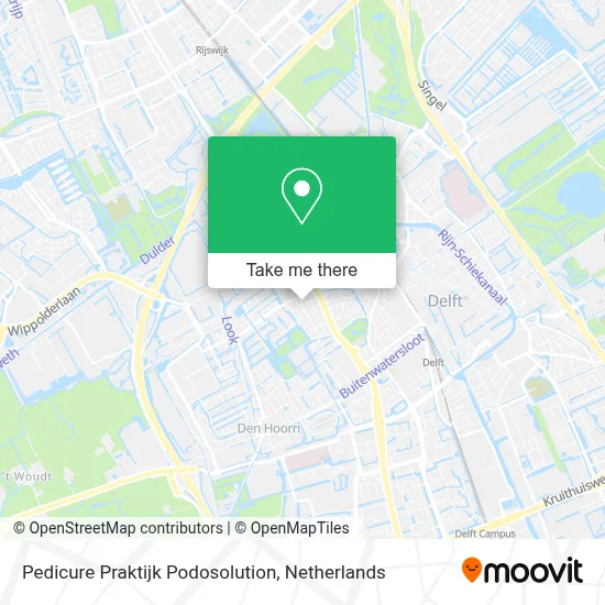 Pedicure Praktijk Podosolution map