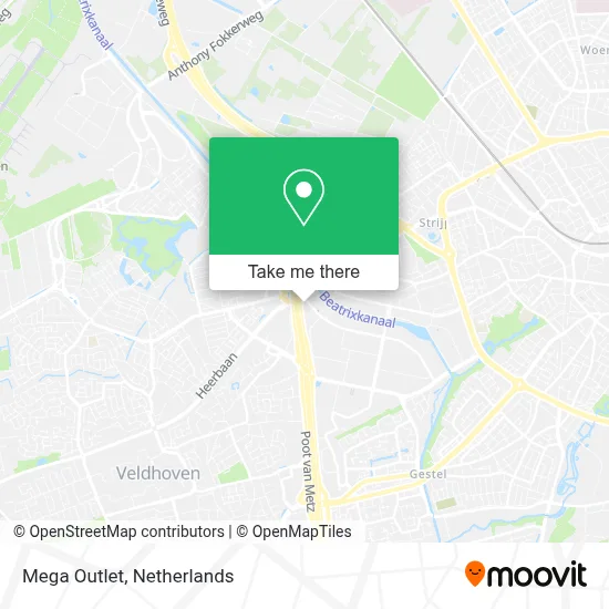Mega Outlet map