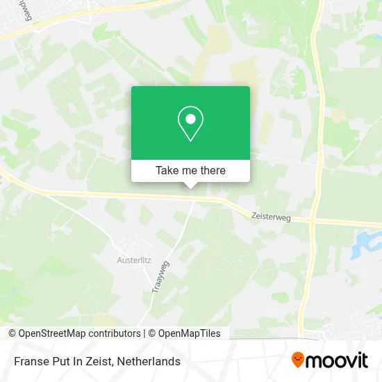 Franse Put In Zeist map