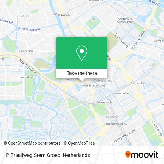 P Braaijweg Stern Groep map