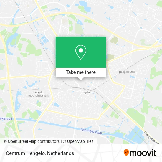 Centrum Hengelo map