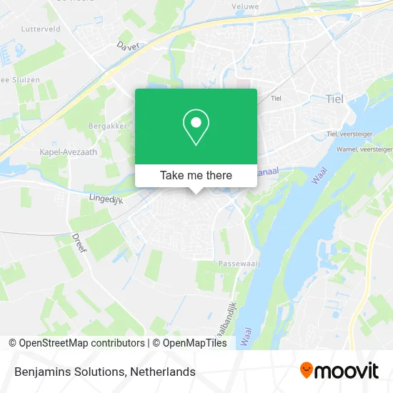 Benjamins Solutions map