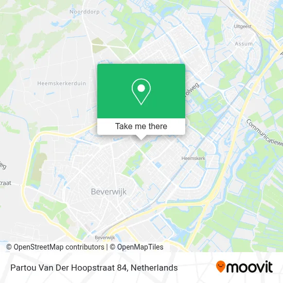 Partou Van Der Hoopstraat 84 map