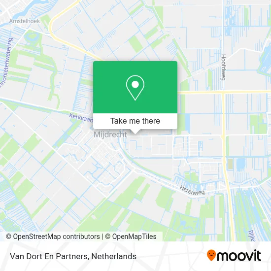 Van Dort En Partners map