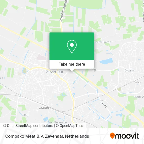 Compaxo Meat B.V. Zevenaar Karte