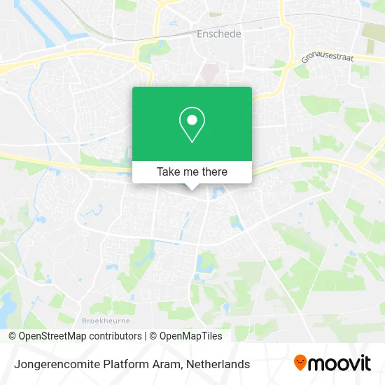 Jongerencomite Platform Aram map
