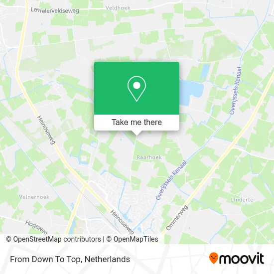 From Down To Top map