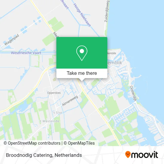 Broodnodig Catering map