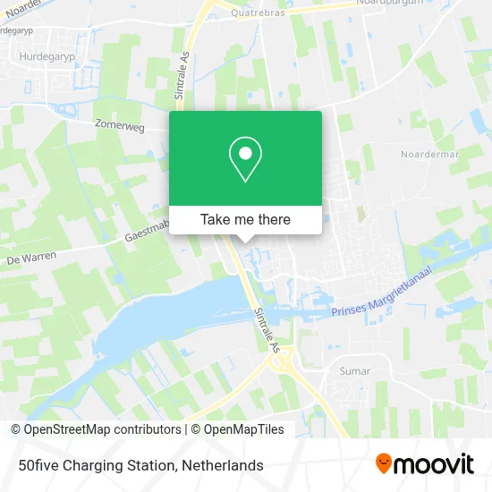 50five Charging Station map