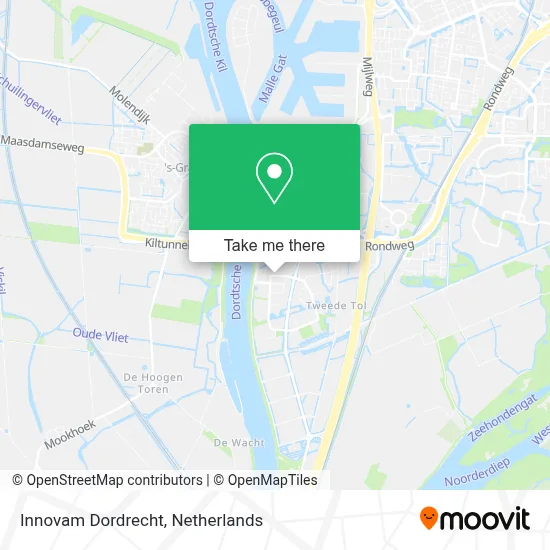 Innovam Dordrecht map