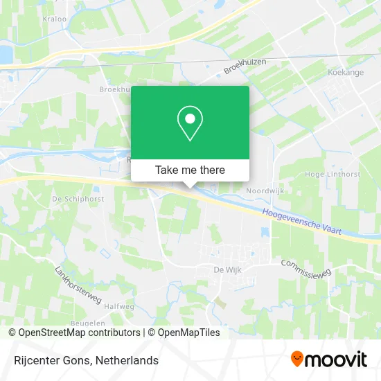 Rijcenter Gons map
