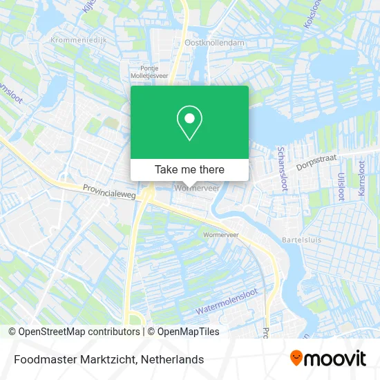 Foodmaster Marktzicht map