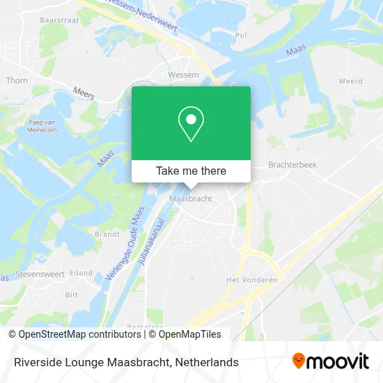 Riverside Lounge Maasbracht map