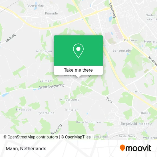 Maan map