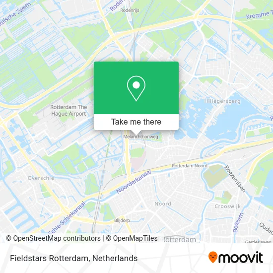 Fieldstars Rotterdam map