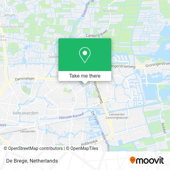 De Brege map