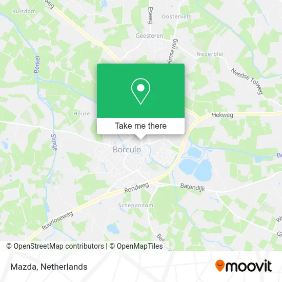 Mazda map