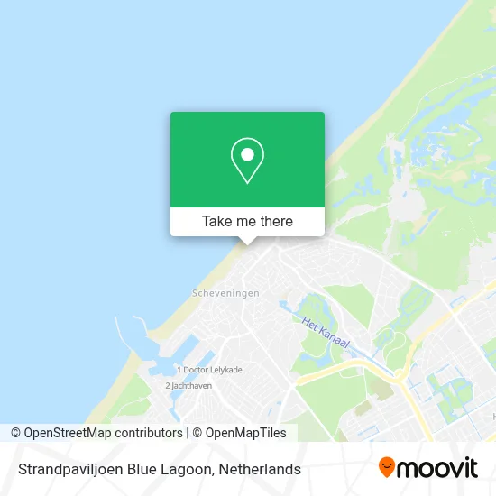 Strandpaviljoen Blue Lagoon map