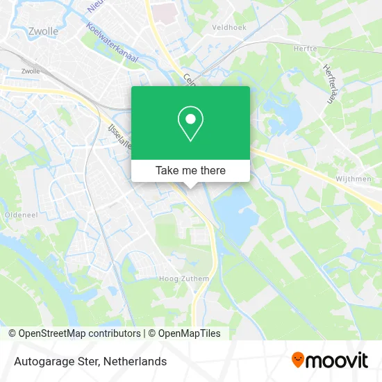 Autogarage Ster Karte