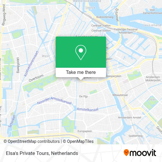 Elsa's Private Tours map