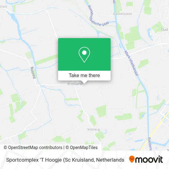 Sportcomplex 'T Hoogje map