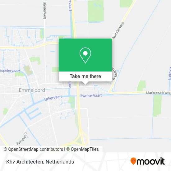 Khv Architecten map