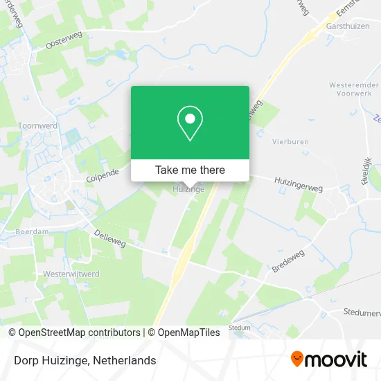 Dorp Huizinge map