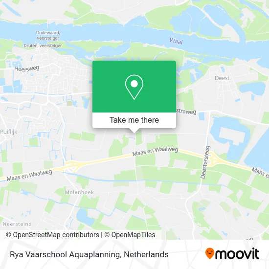 Rya Vaarschool Aquaplanning map