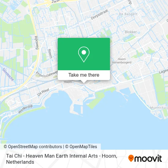 Tai Chi - Heaven Man Earth Internal Arts - Hoorn map