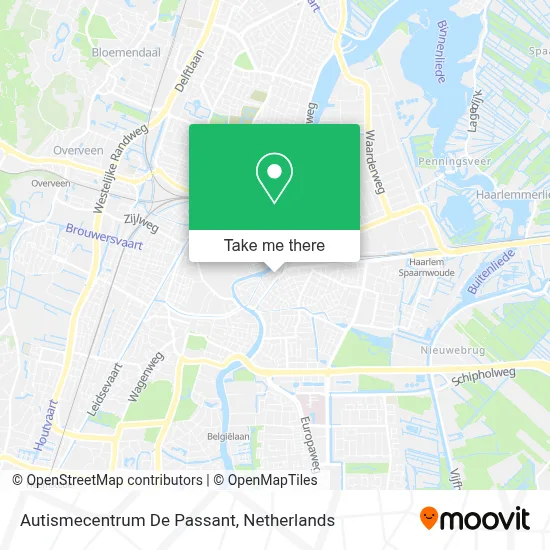 Autismecentrum De Passant map