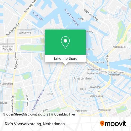 Ria's Voetverzorging map