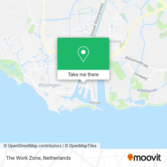 The Work Zone map
