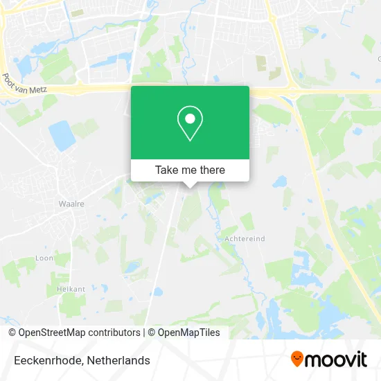 Eeckenrhode map