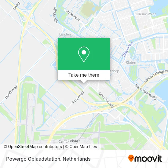 Powergo-Oplaadstation map