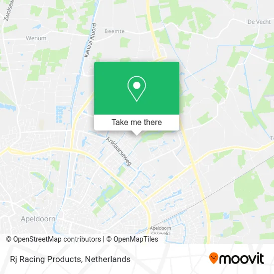 Rj Racing Products map