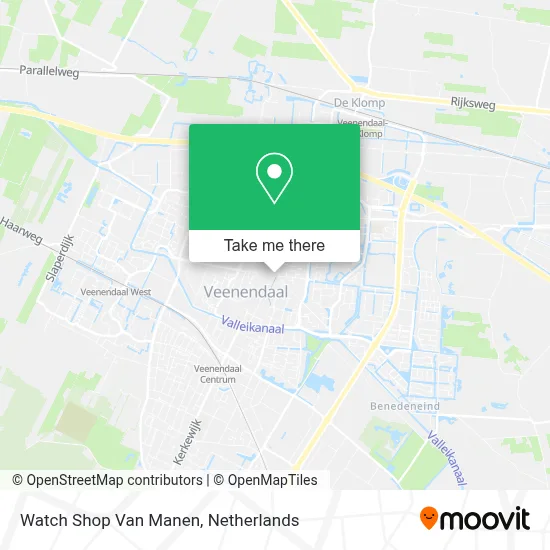 Watch Shop Van Manen map