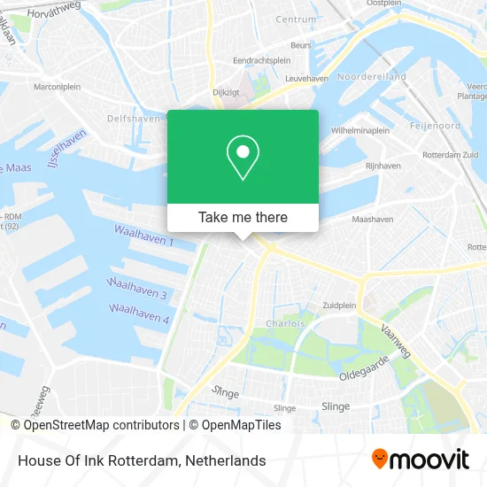 House Of Ink Rotterdam map
