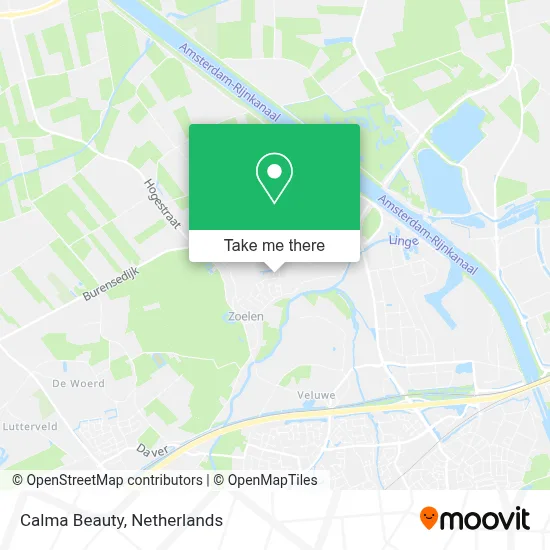 Calma Beauty map