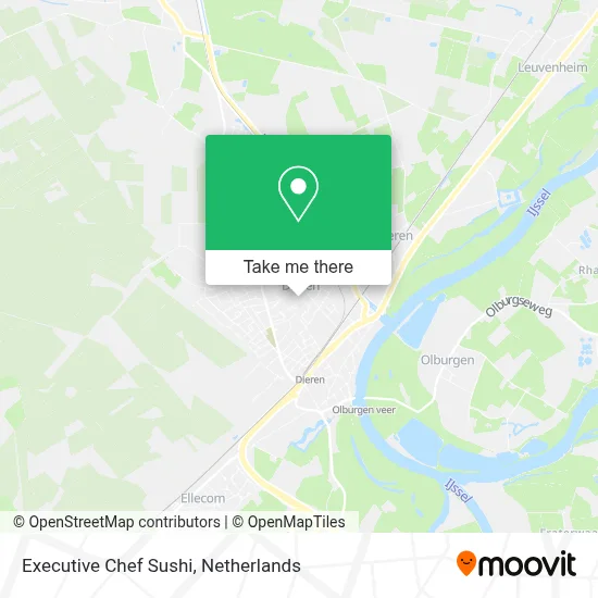 Executive Chef Sushi map
