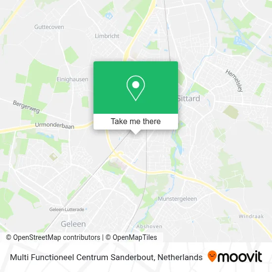 Multi Functioneel Centrum Sanderbout map