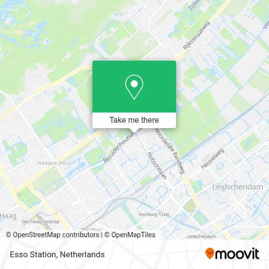 Esso Station map