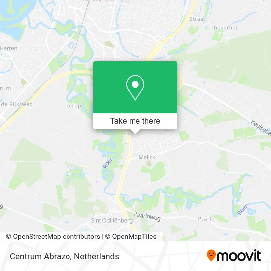 Centrum Abrazo map