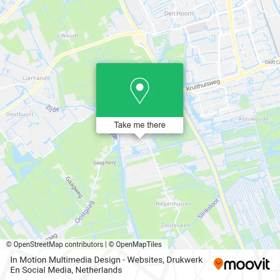 In Motion Multimedia Design - Websites, Drukwerk En Social Media map